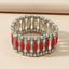 Simple Style Geometric Alloy Inlay Turquoise Women's Bangle