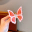 Sweet Butterfly Embroidered Pearl Hair Clip for Girls