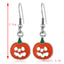 Halloween Skull Spider Pumpkin Alloy Earrings Set