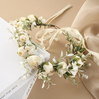 European American Bohemian Bridal Garland Headdress