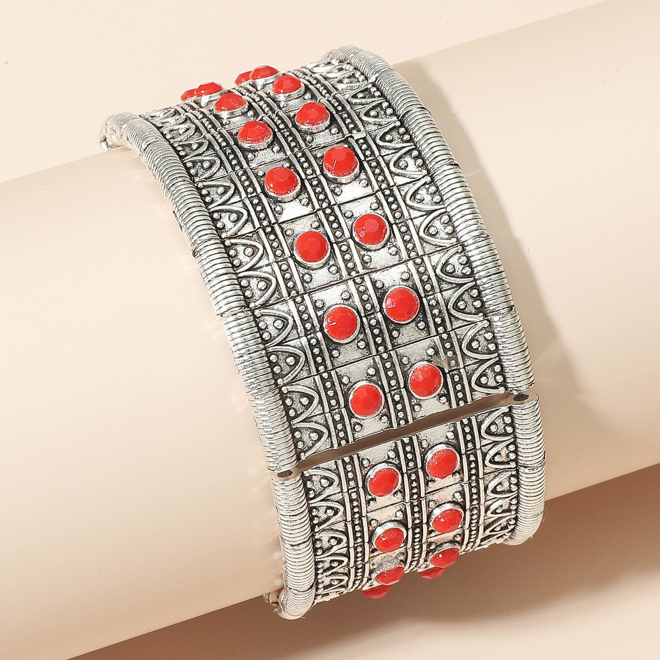 Ethnic Style Geometric Alloy Plating Women's Bangle