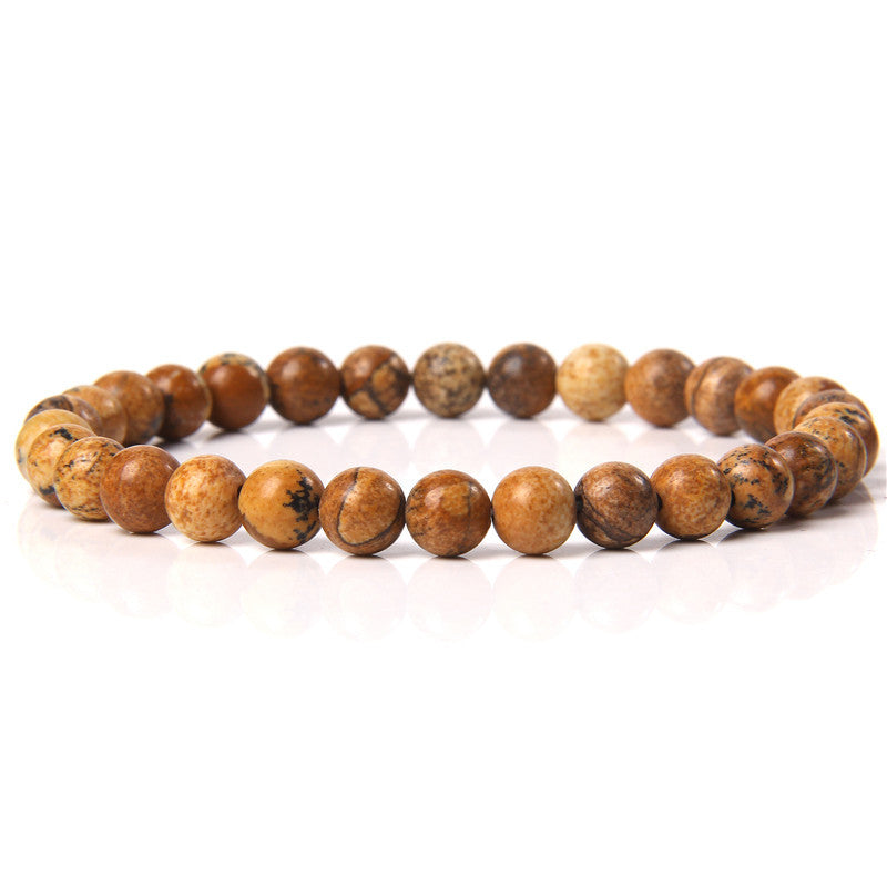 Fashion Natural Stone Crystal Agate Beaded Bracelet for Women