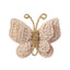 Women's Handmade Butterfly Yarn Hair Clip - Soft Solid Color Hair Accessory for Kids