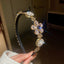 European American Rhinestone Fashion Colorful Hair Hoop