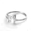 Fashion Hollow Cat Stainless Steel Adjustable Ring Set