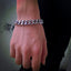 Hip-hop Stainless Steel Titanium Plated Bracelet for Men and Women