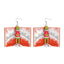 Cartoon Character Grinch Christmas Acrylic Drop Earrings