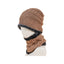 Korean Knitted Scarf and Hat Set - Autumn Winter Warm Velvet Woolen Ensemble