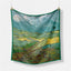 Van Gogh Sunflower Twill Silk Square Scarf