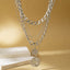 Exaggerated Modern Style Classic Style Human Circle Alloy Wholesale Layered Necklaces