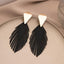 1 Pair Fashion Leaf Iron Plating Women'S Drop Earrings