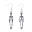 1 Pair Vintage Skull Geometric Alloy Earrings for Halloween