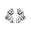 Retro Geometric Irregular Alloy Stud Earrings - Gold & Silver Plated Fashion Design