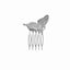 Women's Butterfly Alloy Hair Comb - Fresh Metal Forest Series