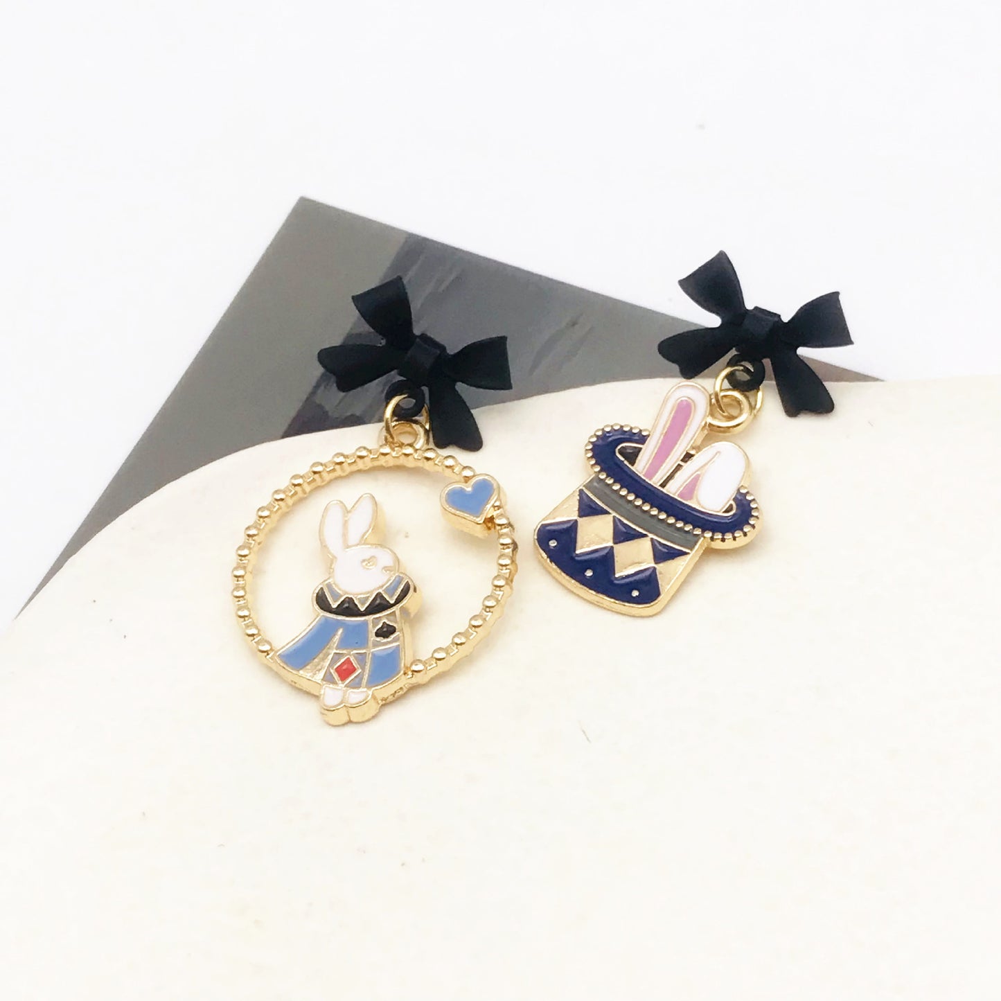 Fashion Cartoon Alloy Enamel Stoving Varnish Drop Earrings