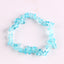 Fashion Irregular Natural Stone Beaded Bracelet with Colorful Crystal Chips