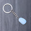 Irregular Natural Stone Crystal Keychain Pendant for Bags