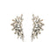 Baroque Style Flower Alloy Plating Inlay Rhinestones Glass Gold Plated Women'S Ear Studs