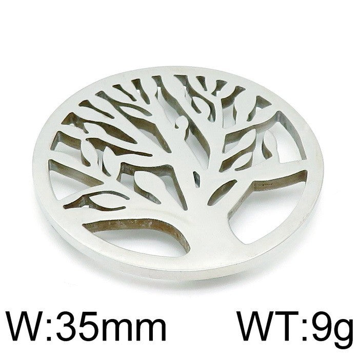 "Tree of Life Stainless Steel Pendant Necklace and Jewelry Accessories"