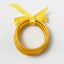 Casual Solid Color Bow Knot Gold Foil Women's Silicone Wristband Bracelet