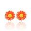 1 Pair Cute Daisy Raffia Flower Drop Earrings for Summer Beach Style