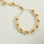 14K Gold Plated Vintage Style Pearl Beaded Round Bracelet