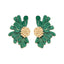 1 Pair Fashion Flower Alloy Enamel Women'S Ear Studs