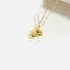 14K Gold Plated Copper Initial Pendant Necklace