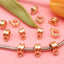 Alloy Solid Color Bead Connector for Children's Bracelet Pendant