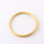 Simple Style Solid Color Silicone Women's Bangle with Gold Foil Accents