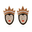 1 Pair Fashion Cartoon Character Alloy Inlay Artificial Diamond Women'S Ear Studs