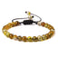 Ethnic Natural Stone Agate Beaded Adjustable Yoga Bracelet