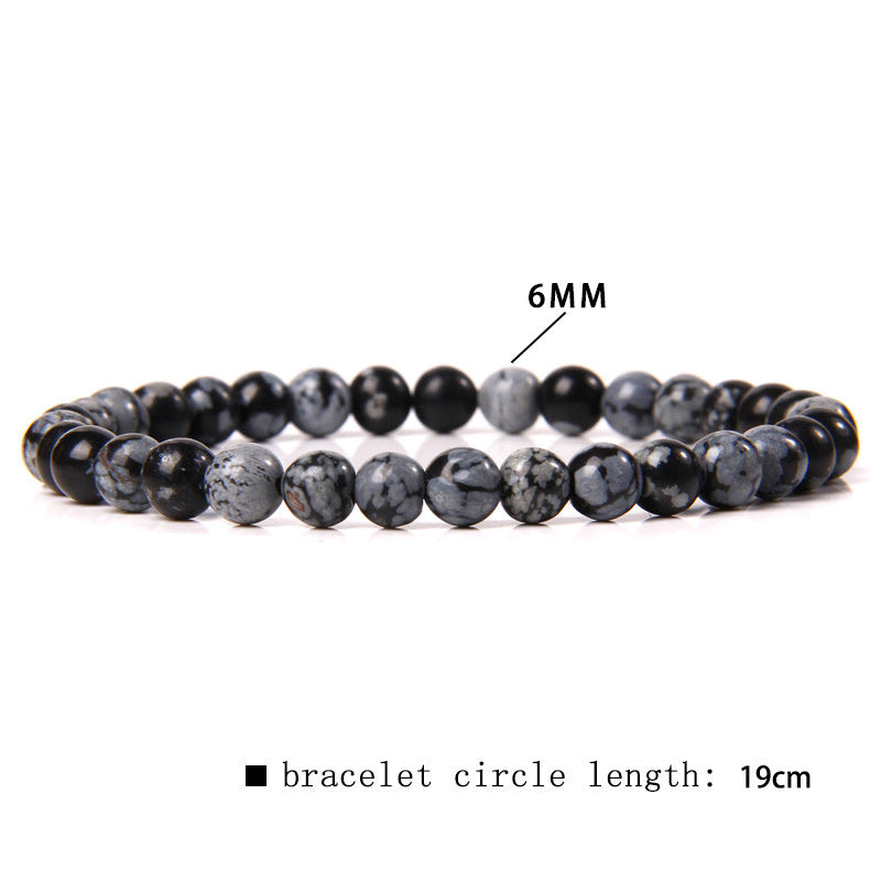 Fashion Natural Stone Crystal Agate Beaded Bracelet for Women