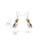 1 Pair Fashion Animal Arylic Women'S Drop Earrings