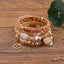 Modern Geometric Glass Bead Bohemian Multi-Layer Women's Bracelet