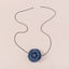 Sexy Rose Denim Choker Necklace and Hair Clip Set