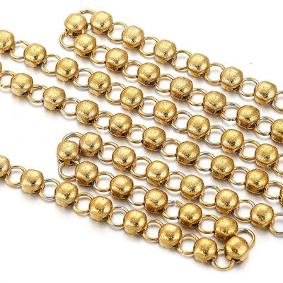 304 Stainless Steel Gold Plated DIY Necklace Chain Jewelry Accessories