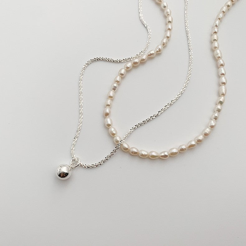 Elegant Baroque Freshwater Pearl Gold Plated Pendant Necklace