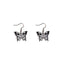 Gothic Butterfly Skull & Halloween Pumpkin Ghost Drop Earrings