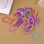 Candy Color Elastic Hair Bands - 100 PCs Children's Hair Accessories Set