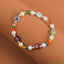 Original Design Bohemian Crystal Beaded Women's Bracelet with Floral Accents