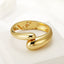 Original Design Irregular Alloy Plated Women's Open Cuff Bracelet