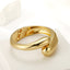 Original Design Irregular Alloy Plated Women's Open Cuff Bracelet