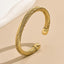 Original Design Geometric Open Cuff Women's Bangle Bracelet