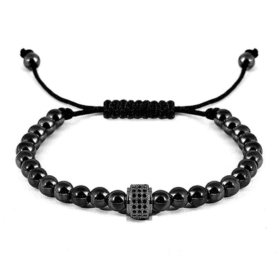 Original Design Stainless Steel Beaded Adjustable Bracelet