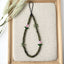 Pastoral Bamboo Acrylic Glass Phone Charm with Tulip Pendant