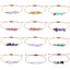 Pastoral Geometric Natural Crystal Stone Adjustable Women's Bracelet