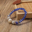 Pastoral Style Pearl and Crystal Beaded Women's Bracelet