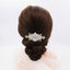 Pearl Rhinestone Vintage Bridal Hair Comb Accessory