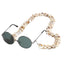 Retro Shell Pattern Resin Acrylic Glasses Chain - Simple Fashion Anti-Slip Design